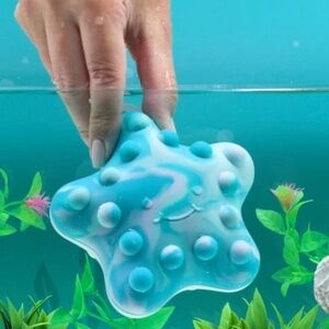 Munchkin Pop Squish Toddler Sensory Bath Toy, Starfish, Unisex